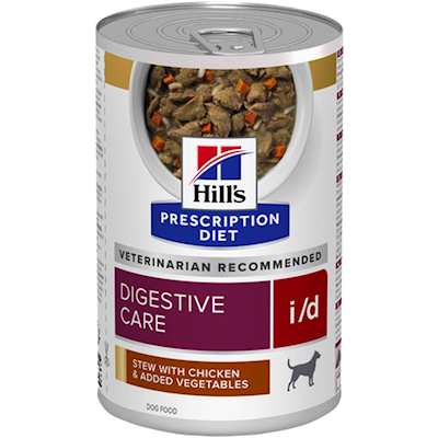 Preview of Hill'S Prescription Diet Dog i/d Digestive Care Chicken & Vegetables Stew Canned - Wet Dog Food 354 g