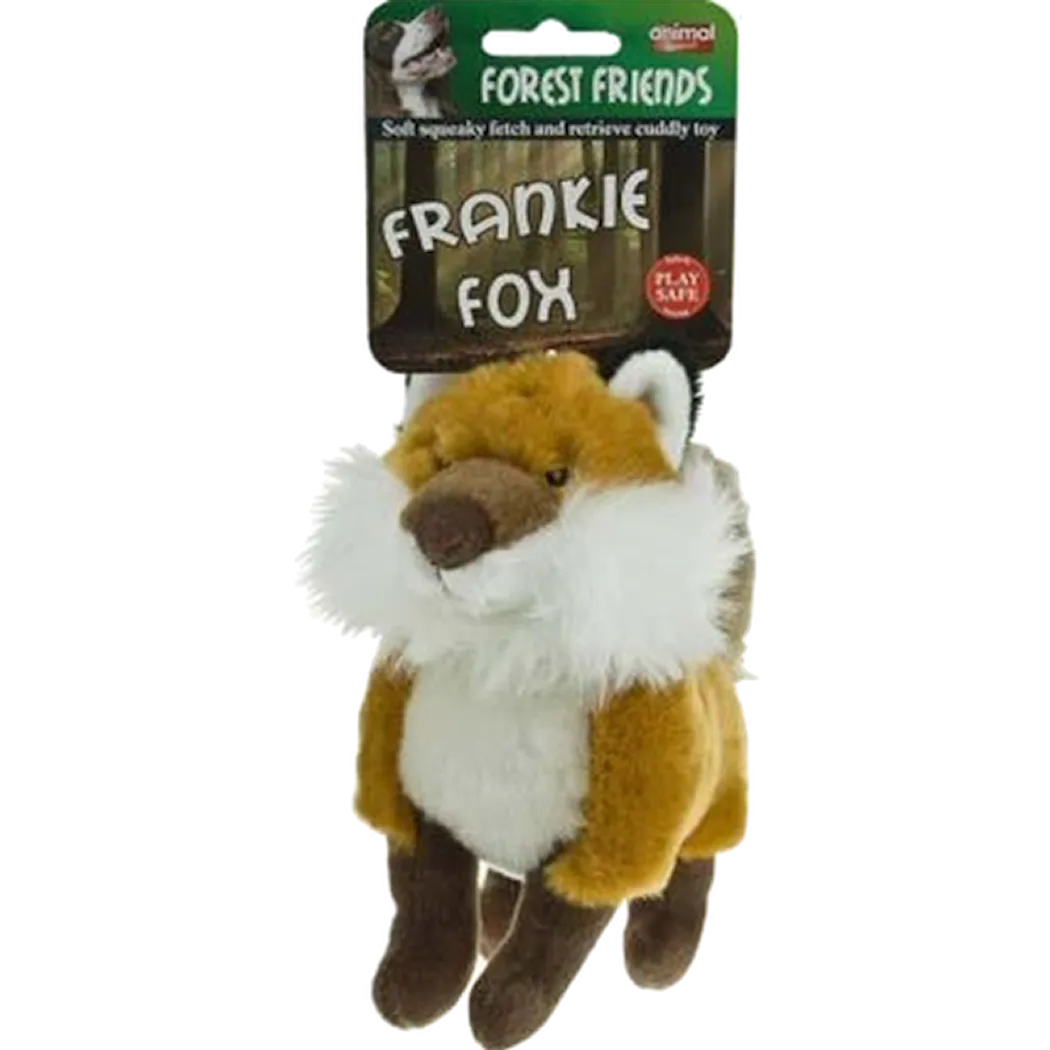 Forest Friends Frankie Fox Plush Soft Dog Toy Orange Large