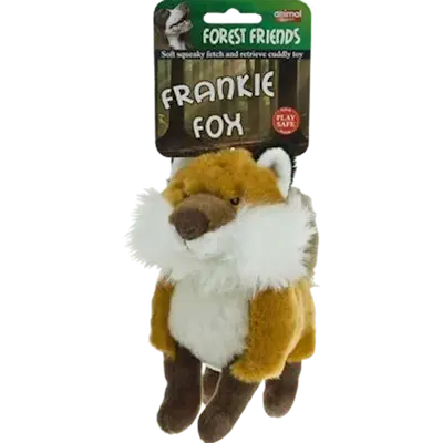 Forest Friends Frankie Fox Plush Soft Dog Toy