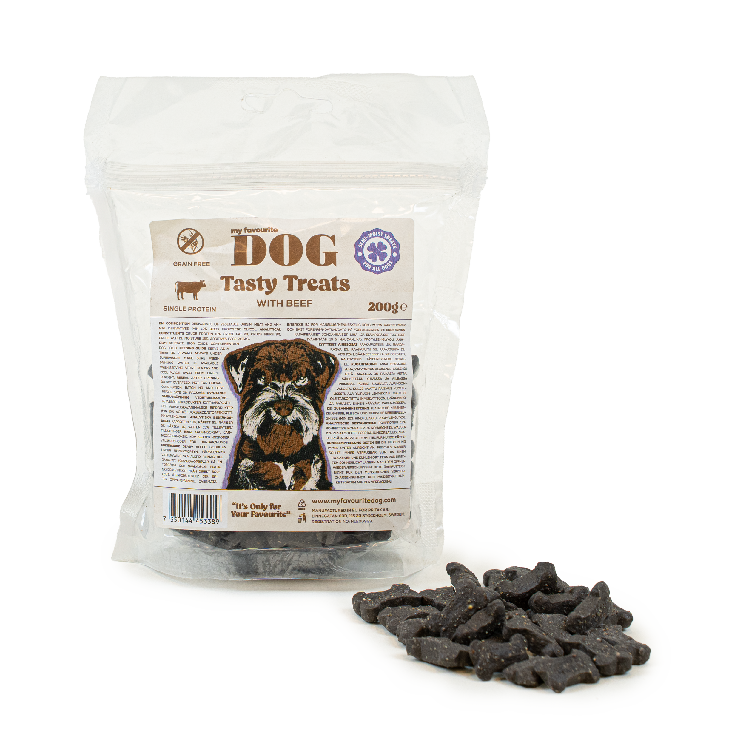 My favourite DOG - Tasty treats with beef 200 g - Hund - Hundgodis - Träningsgodis & belöningsgodis - ZOO.se