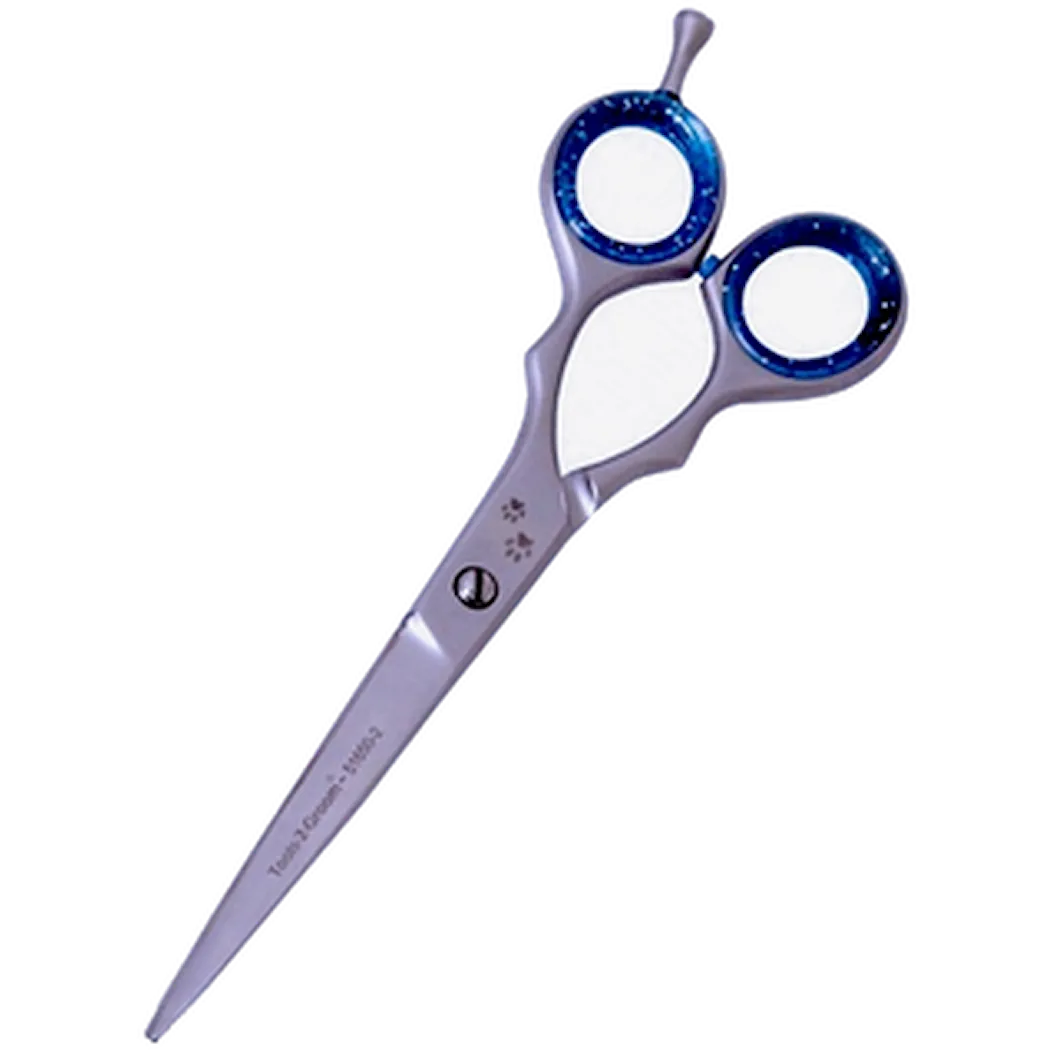 6.5" Straight Scissors Gray 16,5 cm