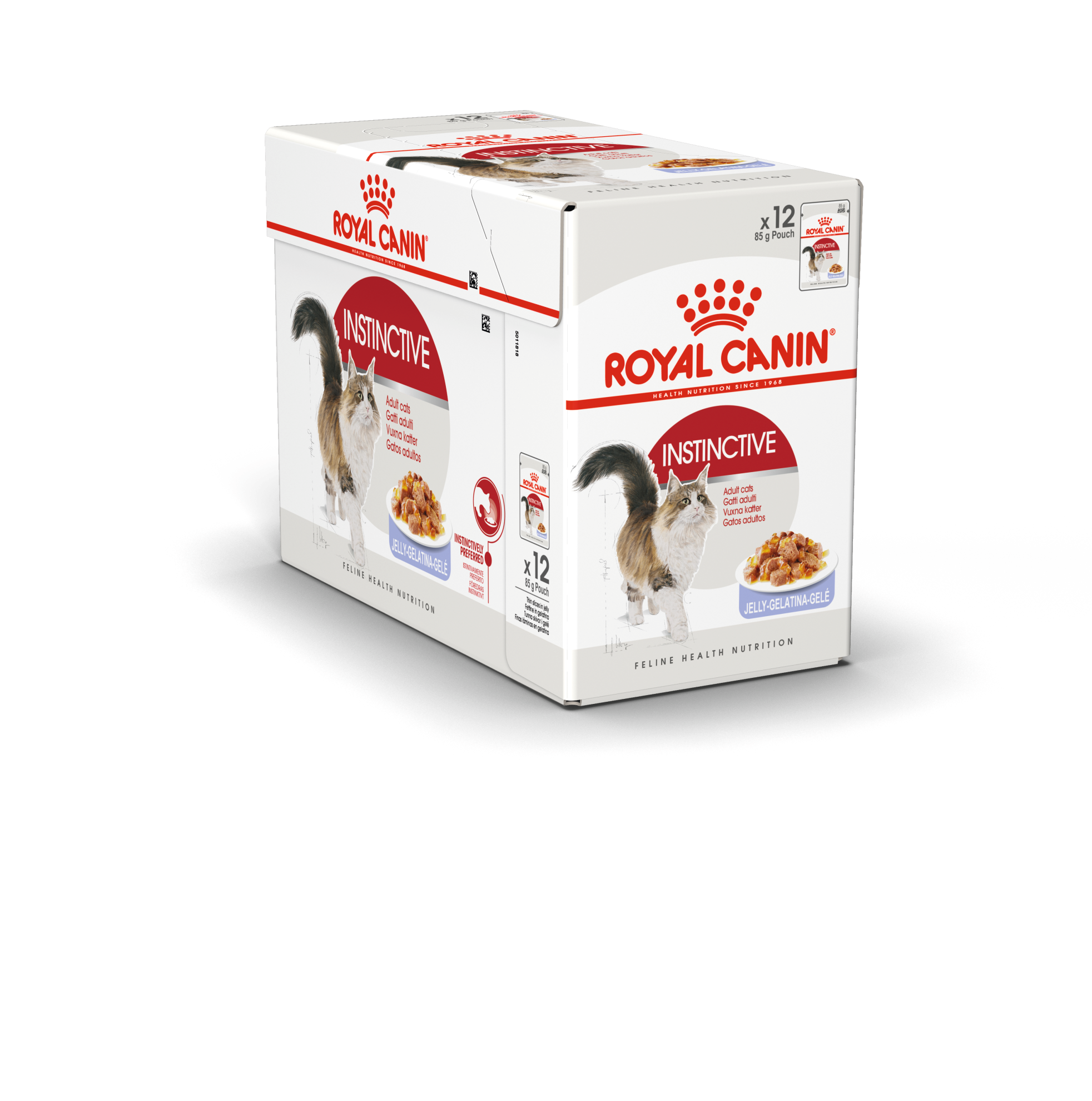 Feline Wet Instinctive Jelly 85 g x 12 stk - porsjonsposer - Katt - Kattefôr & kattemat - Våtfôr og våtmat - Royal Canin