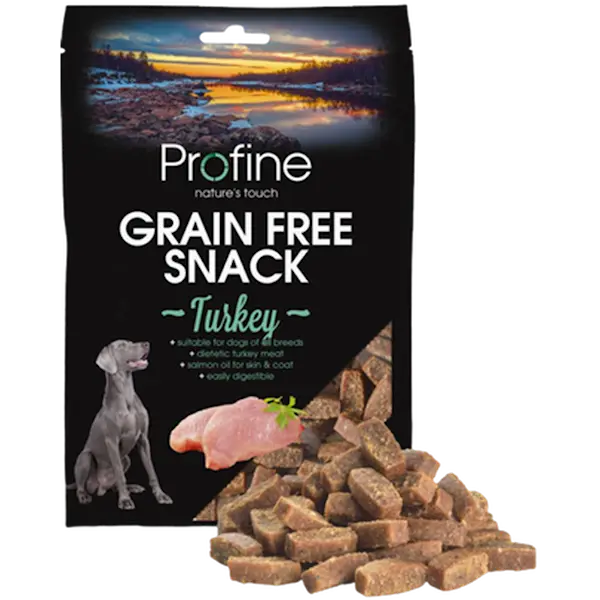 Dog Grain Free Semi Moist Snack Kalkun 200 g