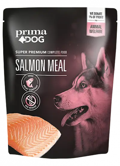 PrimaDog Salmon Meal - Lohiateria, 260 gr