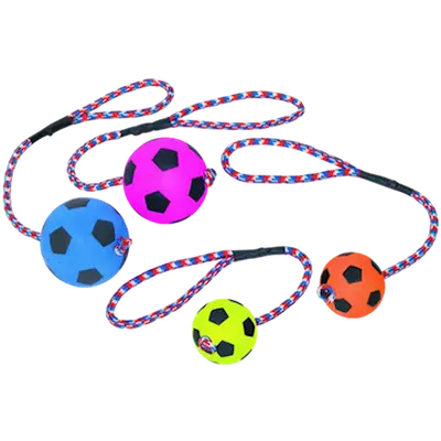 Foam Rubber Soccer Ball with Rope
