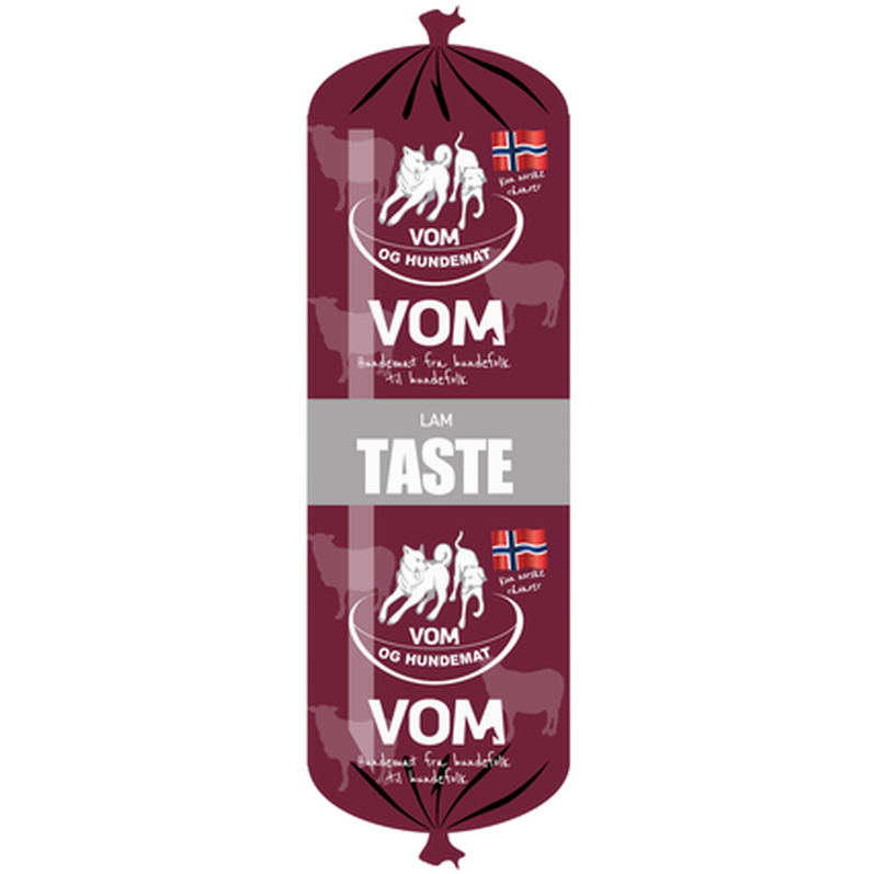 Vom og Hundemat - Taste Lamm 500 g - Korv - Hund - Hundmat & hundfoder - Färskfoder till hund & valp - ZOO.se