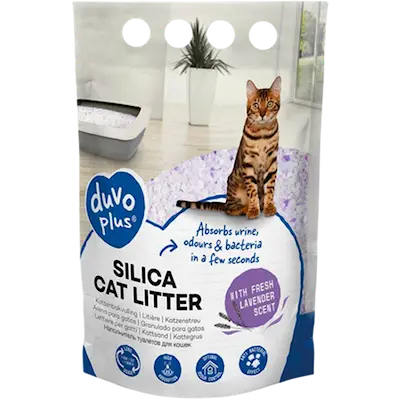 Cat Litter Premium Silica Lavender High Absorption
