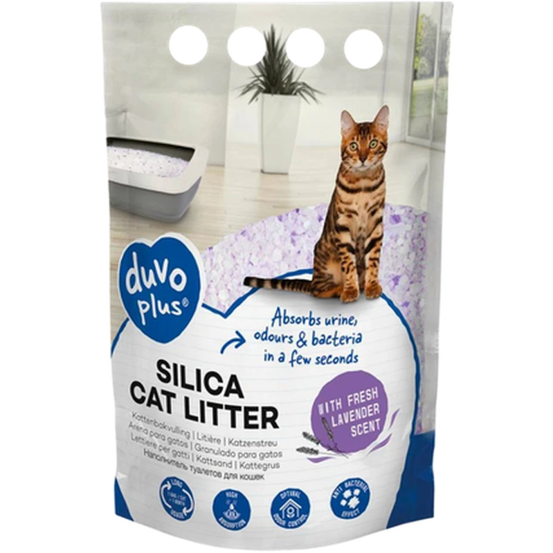 Cat Litter Premium Silica Lavender High Absorption Purple 5 L 