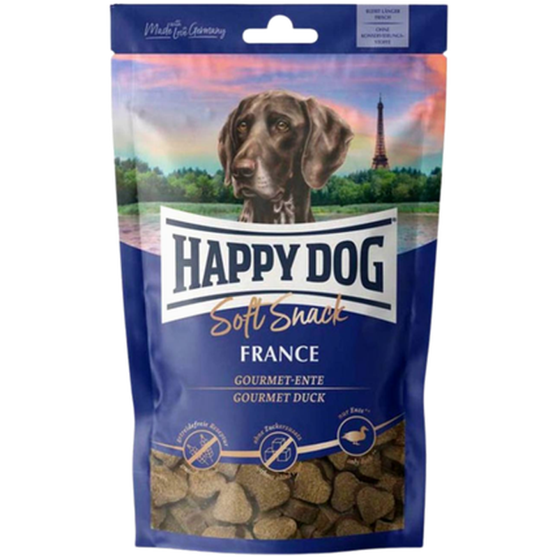 Treats Soft Snack France 100 g - Hund - Hundgodis - Träningsgodis & belöningsgodis - Happy Dog - ZOO.se