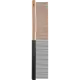 Noir Metal Comb Light Up 27x61 Teeth Black Medium 13,2x2,1cm