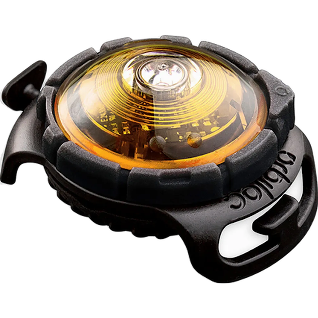 Orbiloc Safety Light Dog Dual LED - With Quick Mount & Adjustable Strap Yellow 5 km