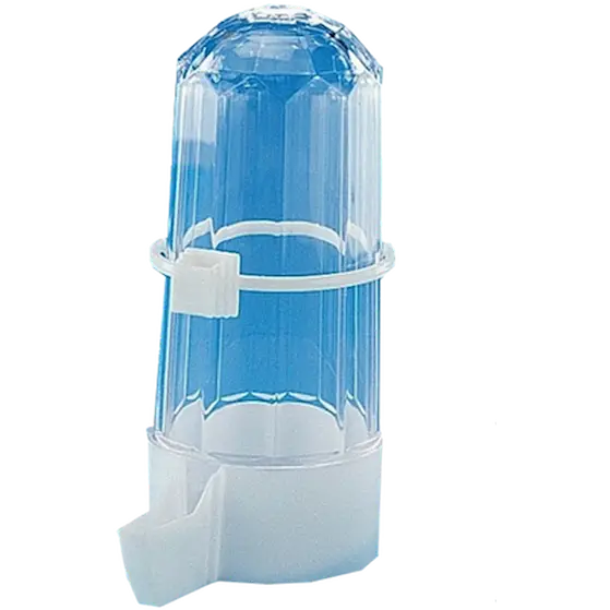 Plastic Water Fountain Cage Equipment White 400 ml