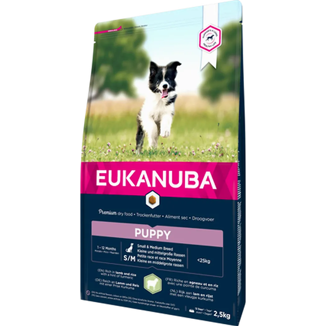 Eukanuba Dog Puppy & Junior Small/Medium Breed Lamb & Rice
