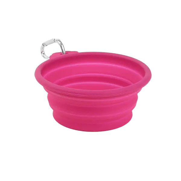 Foldable travel bowl Soft Pink M/L