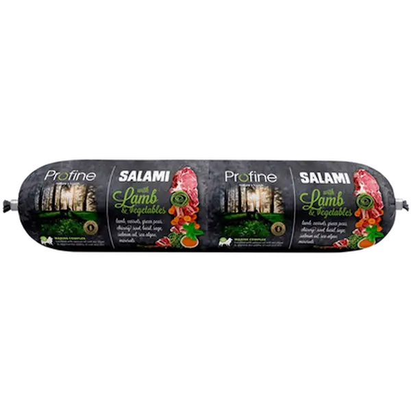 Dog Wet Food Salami Lamb & Vegetables Black 800 g