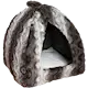 Kattsäng Pyramid Grey & Cream Snuggle Plush 40cm