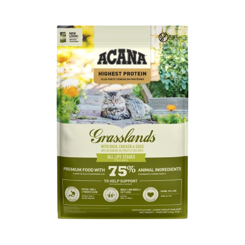 Acana - Cat & Kitten Grassland 4,5 kg - Katt - Kattfoder & kattmat - Torrfoder till katt - ZOO.se