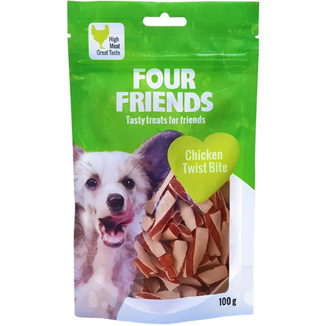 FourFriends Dog Chicken Twist Bite