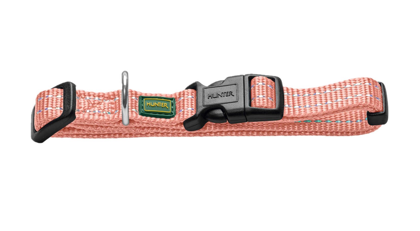 Hunter - Hundhalsband Tripoli Vario Basic Ljusrosa M 30-45cm - Hund - ZOO.se
