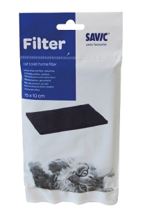 Filter Cat Toilet Home Svart 15x10cm - Katt - Kattedo & kattetoalett - Toalett-tilbehør & kattespader - Savic