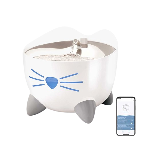 Catit - Pixi Smart Vattenfontän i rostfritt stål 20,5 x 20,5 x 17 cm, 2 L - Katt - ZOO.se