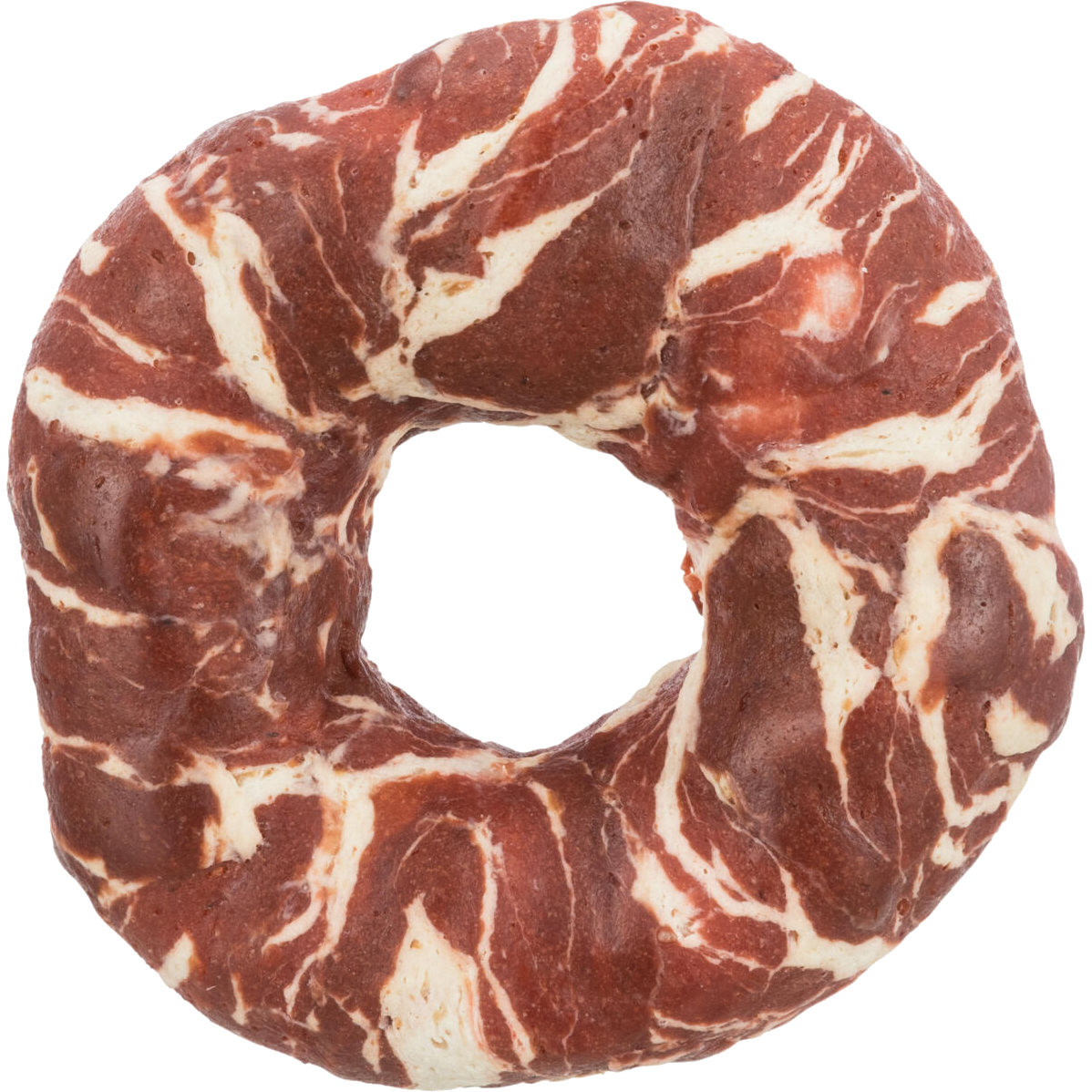 Trixie - Denta Fun Marbled Beef Chewing Ring Bulk Brown Ø10 cm, 100 g Bulk - Hund - ZOO.se