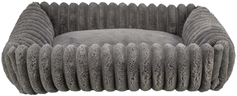 Trixie Lonni Bed Manchester Plush suorakulmainen harmaa