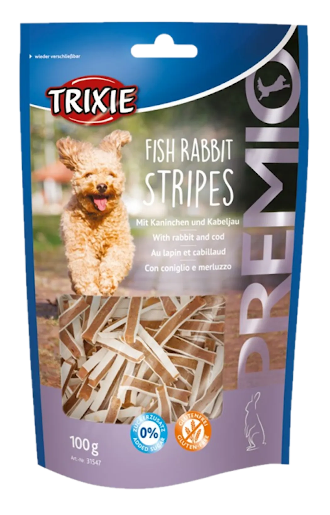 Trixie Premio Fish Rabbit Stripes 100 g