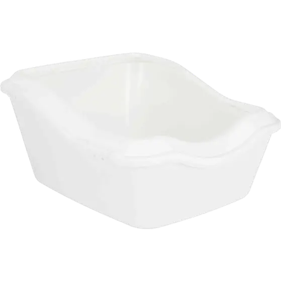 Cleany Cat Litter Tray with Rim White 54 x 45 cm