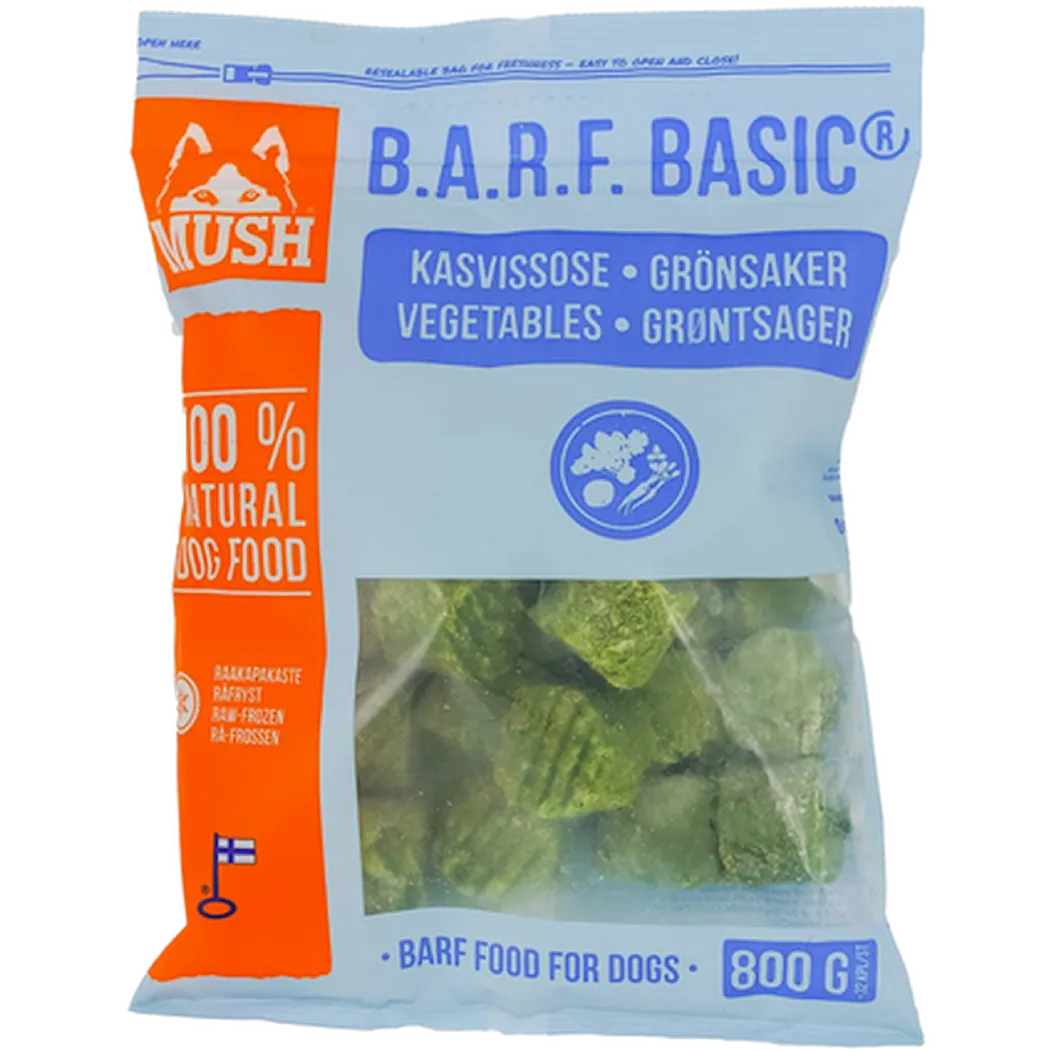 Mush B.A.R.F. Basic Grönsaker Blå 1 kg