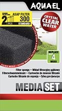 AQUAEL - Filterpatron ASAP Black 2 st - Akvaristik - Akvariepumpar & Filter för akvarium - ZOO.se