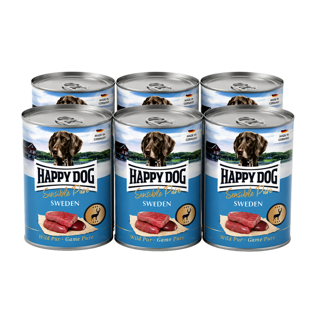 Sensible Pure Sweden 100% Viltk&ouml;tt 6x400 g