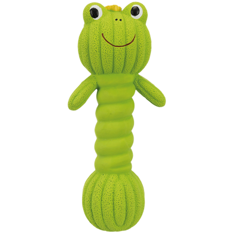 Trixie - Dumbbell Frog Latex Green 18 cm - Hund - Hundleksaker & Spel - ZOO.se