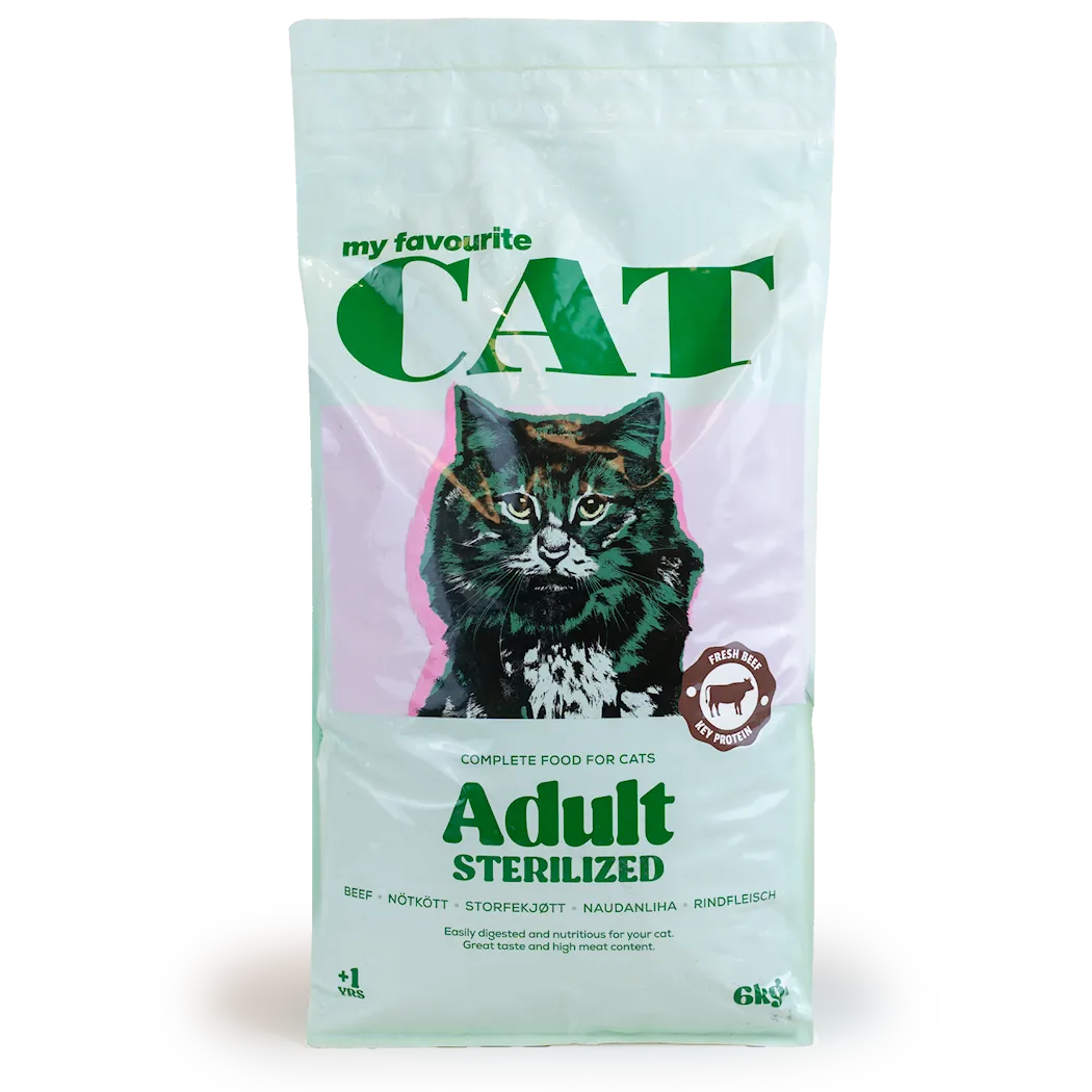 My favourite CAT Sterilisert storfekjøtt for voksne katter