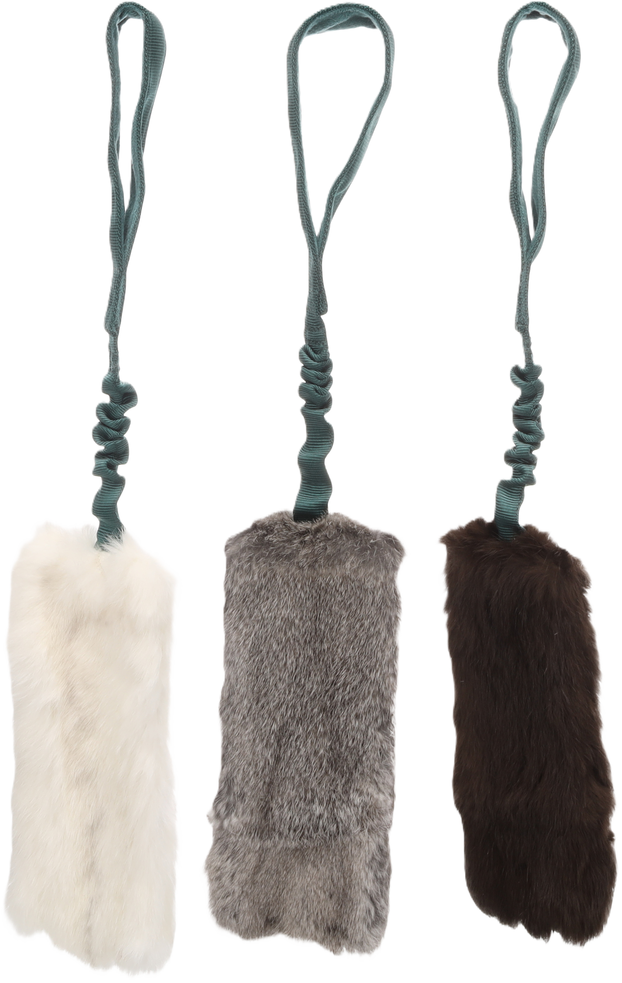 Flamingo Träningsleksak Chaser Kaninpäls, Blandade färger, 55cm