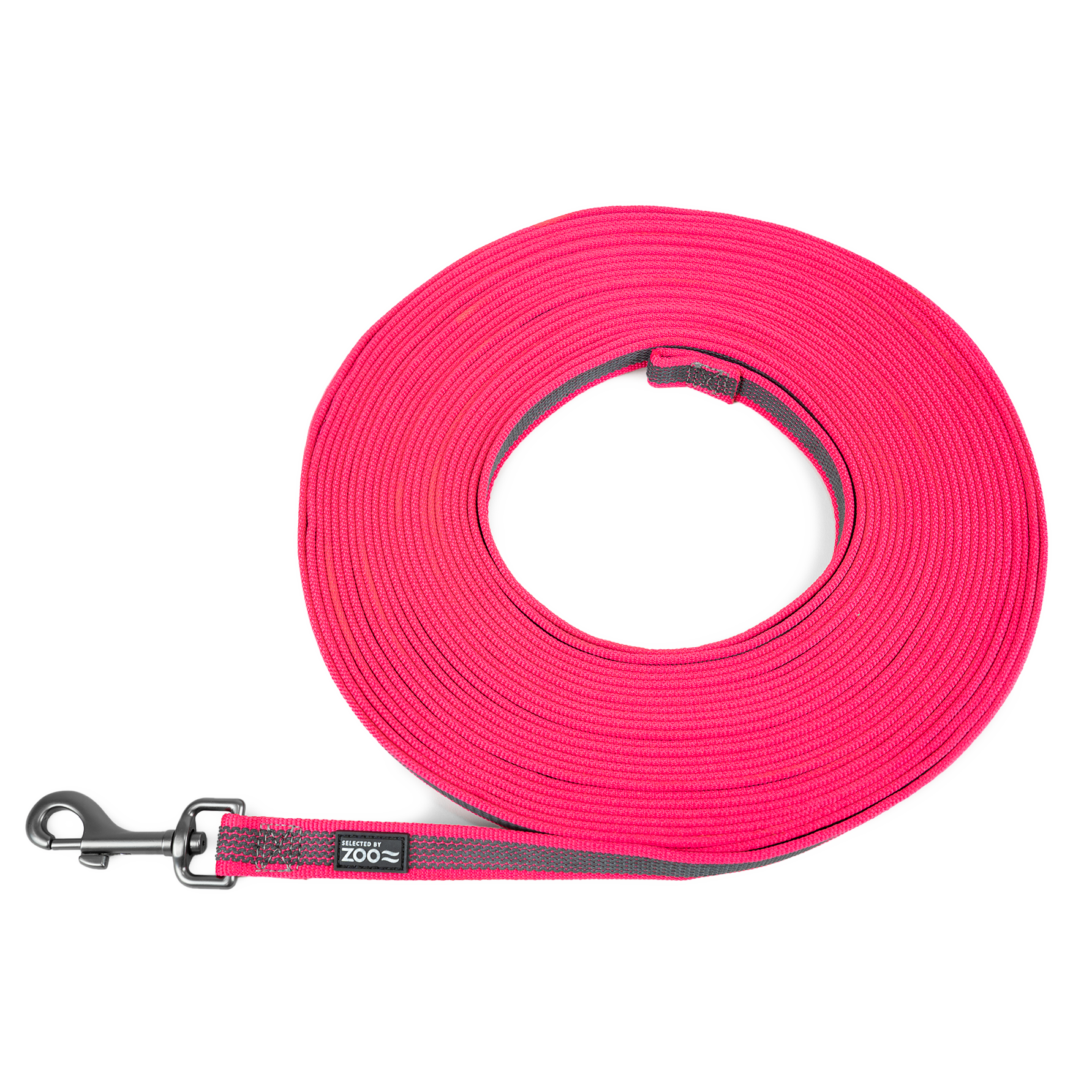 Selected by ZOO - Spårlina Rufus antislip 20 mm x 15m Rosa - Hund - Hundträning & Bruksspår - ZOO.se