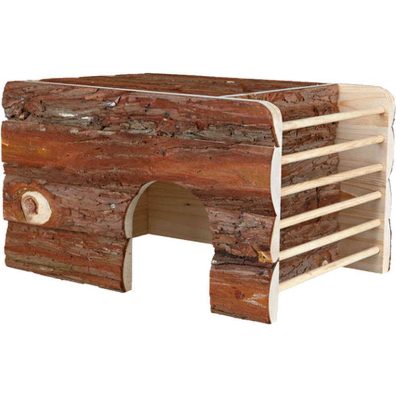 Trixie - Natural Living Ila House Hay Manger Brown 40 x 25 x 29 cm - Smådjur - ZOO.se