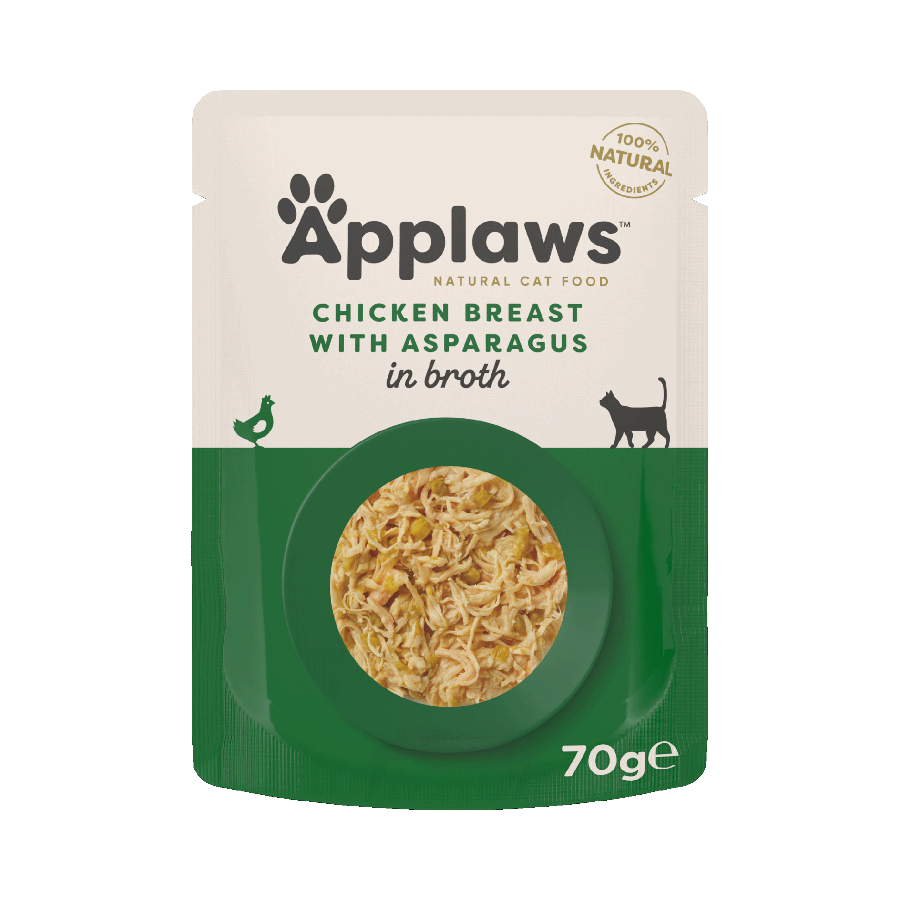 Applaws - Chicken Breast & Asparagus 70 g - Katt - Kattfoder & kattmat - ZOO.se