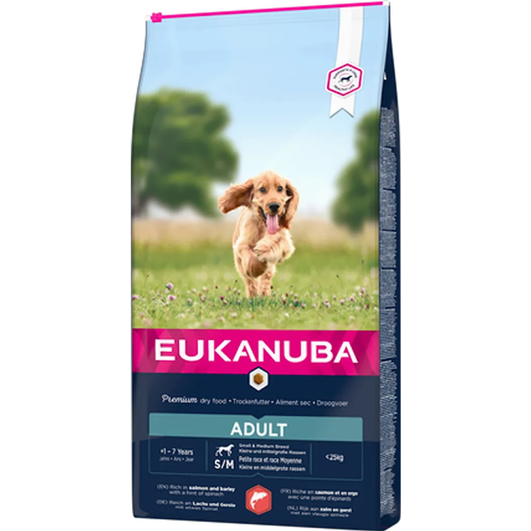 Eukanuba Dog Adult Small/Medium Breed Salmon & Barley
