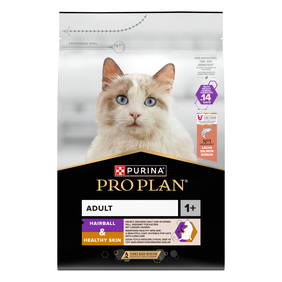 Purina Pro Plan Purina Pro Plan Hairball & Healthy Skin 3 kg
