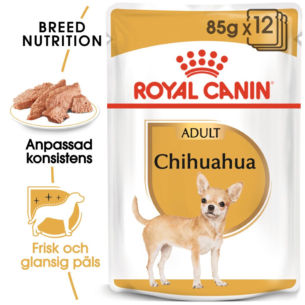 Chihuahua Adult Våtfoder för hund 85 g x 12 st