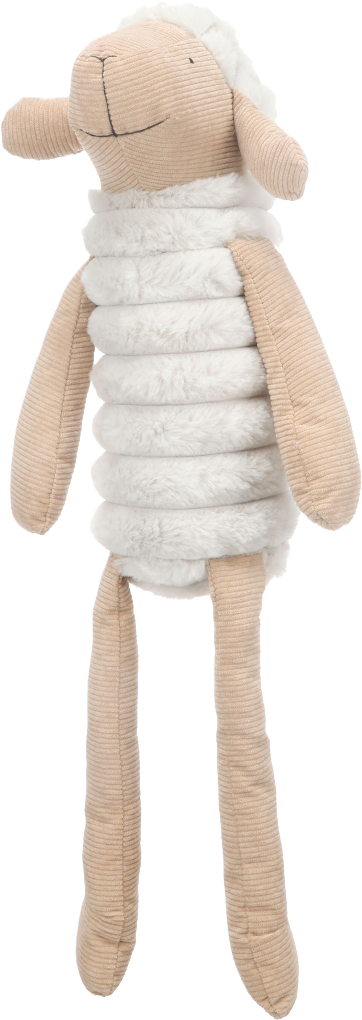 Hundleksak Ribola Sheep sitting Beige S, 19 x 15,5 x 49 cm