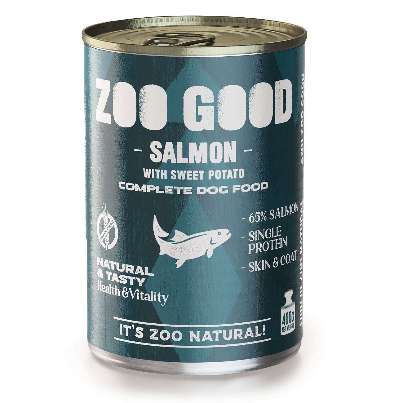 ZOO GOOD - Adult Salmon & Sweet Potato 400 g - Koirat - Koiranruoka - Märkäruoka