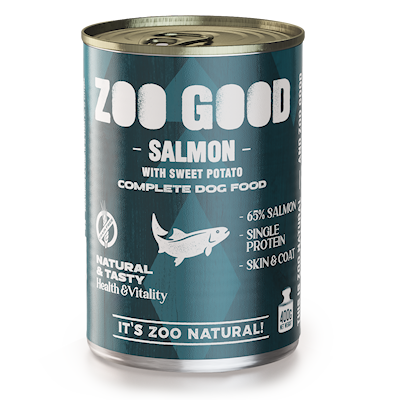 Preview of Zoo Good Dog Adult Salmon & Sweet Potato 400 g