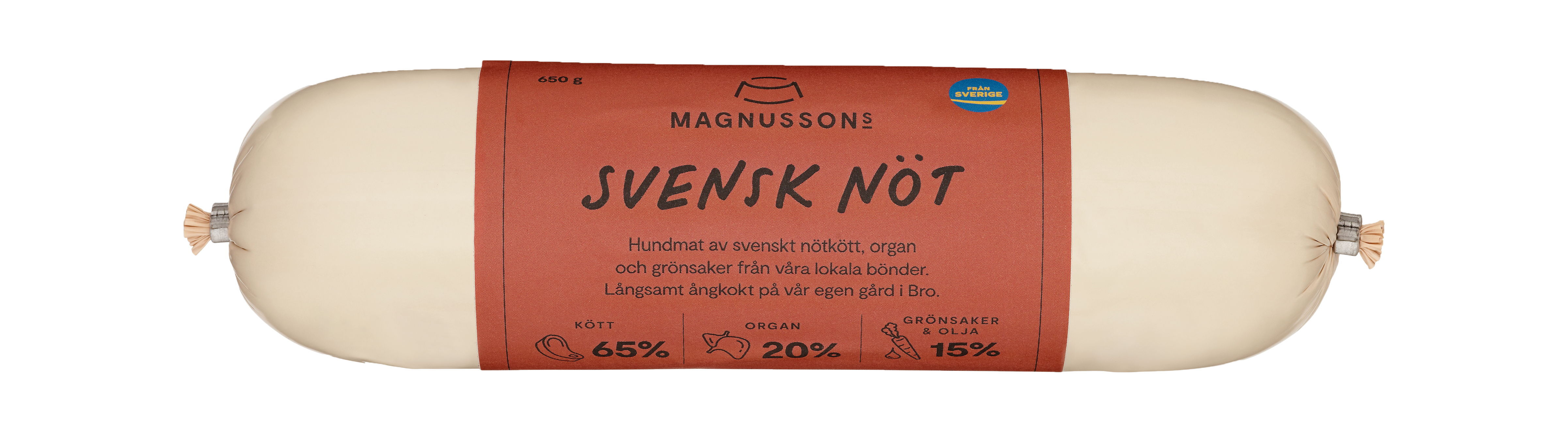 Magnussons - Svensk Nöt - 650g - Hund - Hundmat & hundfoder - Våtmat & Våtfoder för hund - ZOO.se