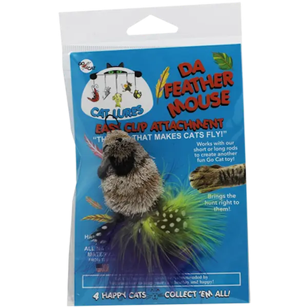 Da Bird™ Feather Mouse Tafs Cat Toy Mix 1%.