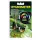 Analog Hygrometer - Terrarium Humidity Black 5 cm