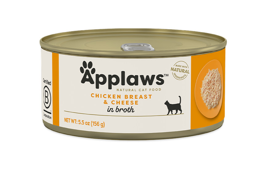 Applaws - Chicken Breast & Cheese 156 g - Katt - Kattfoder & kattmat - Blötmat & våtfoder till katt - ZOO.se