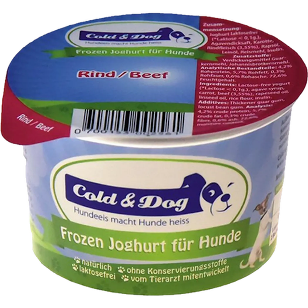Cold and Dog Frozen EKO Yogurt Ice Cream Nöt