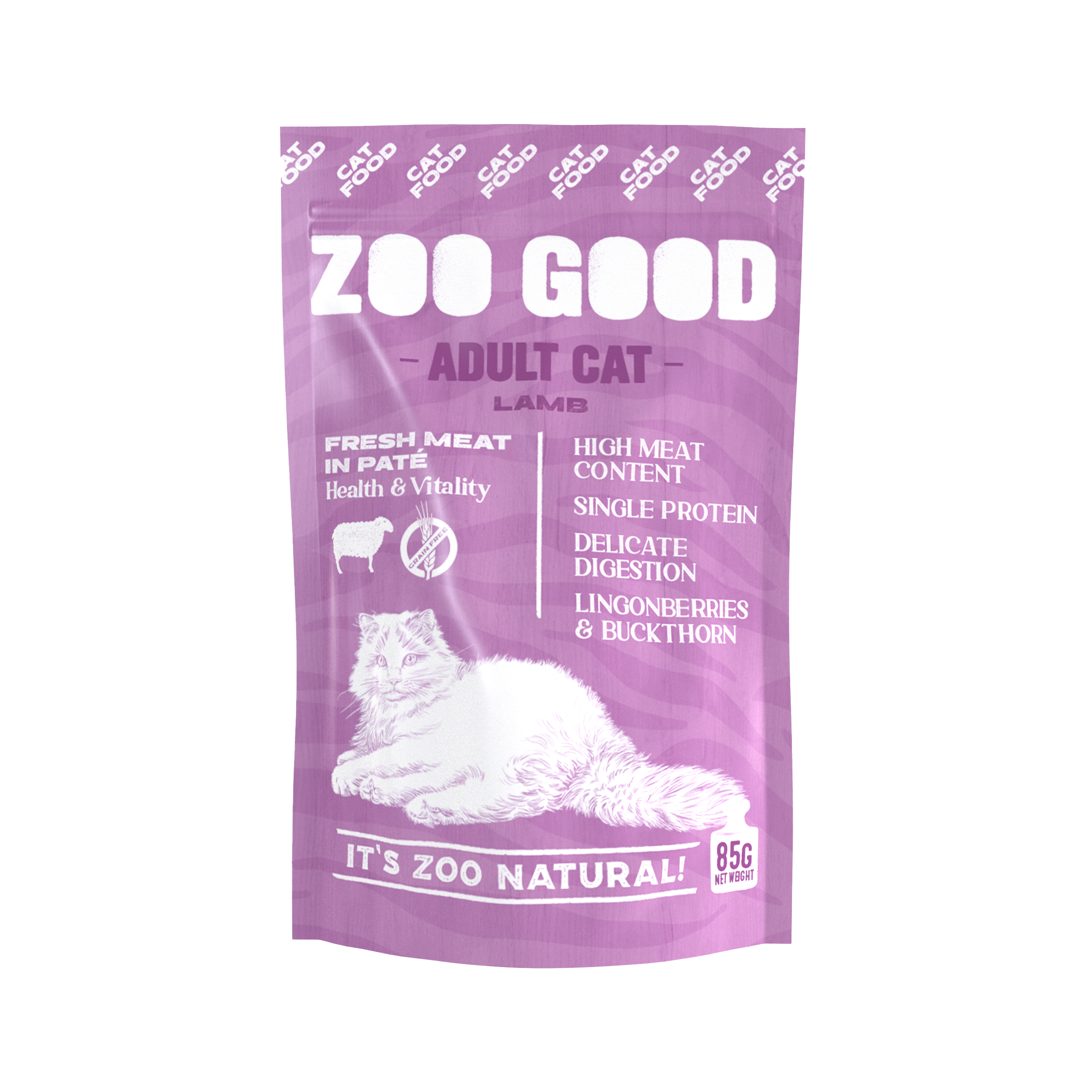 Cat Adult Lamb 85g Pouch